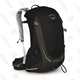 The Osprey Stratos 24 came in second in our voting, just behind its Talon sibling. It lacks the Talon’s backpanel adjustment options and its external water bottle holder, but it is slightly larger.